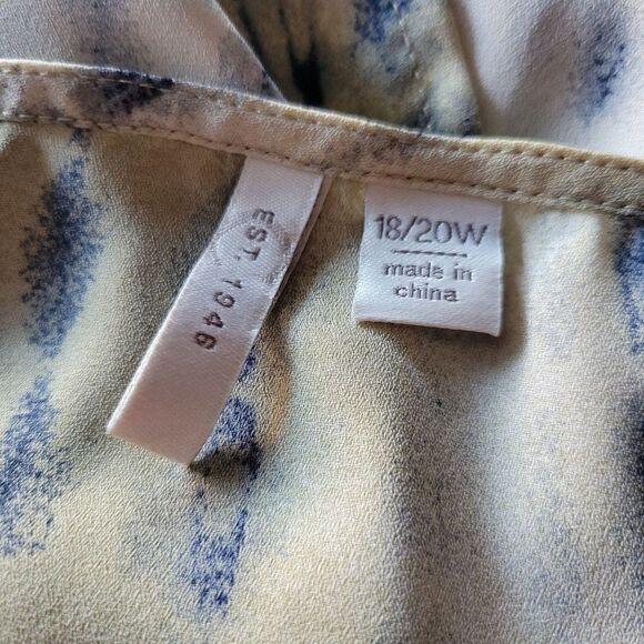 Cato Est. 1946 Wrap Peplum Top (Size 18/20W) - Picture 5 of 6